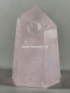 rose quartz, point