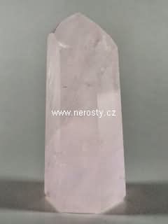 rose quartz, point