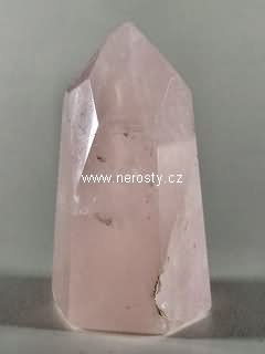 rose quartz, point