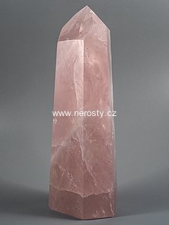 rose quartz, point