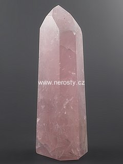 rose quartz, point