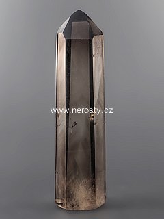 smoky quartz, point