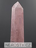 rose quartz, point